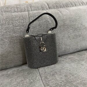Elegant Black and White Women's Handbag